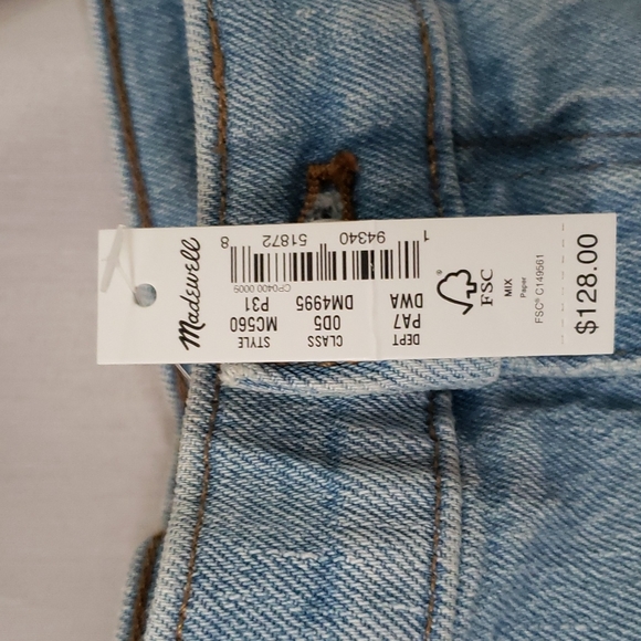 NEW Madewell High-Rise Slim Boy Jeans - Picture 7 of 13